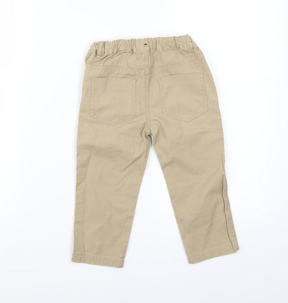 Back view of Fox boys’ beige bloomer trousers, size 2, years