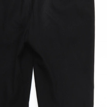 Womens UK Size 34 Peacocks Regular Fit  Black Trousers