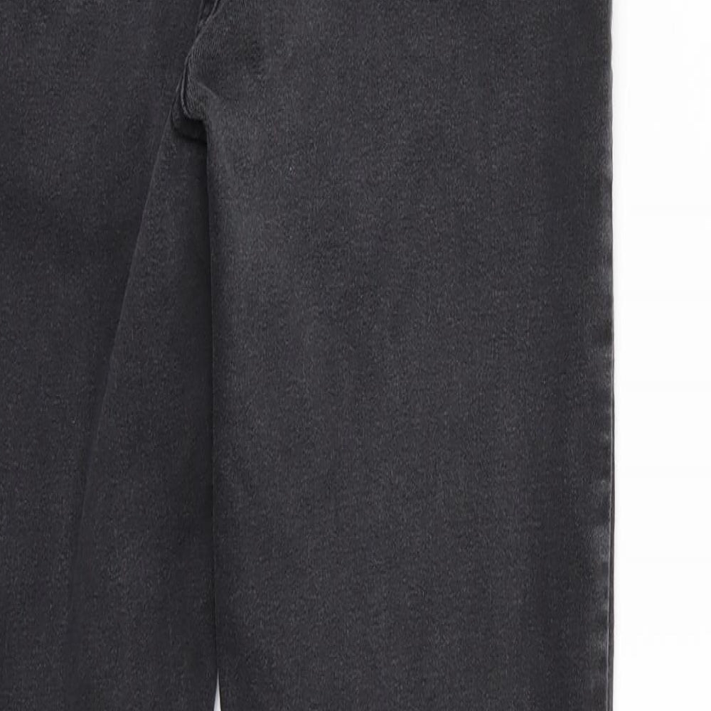 Denim & Co. Womens Black   Straight Jeans Size 14 L31 in