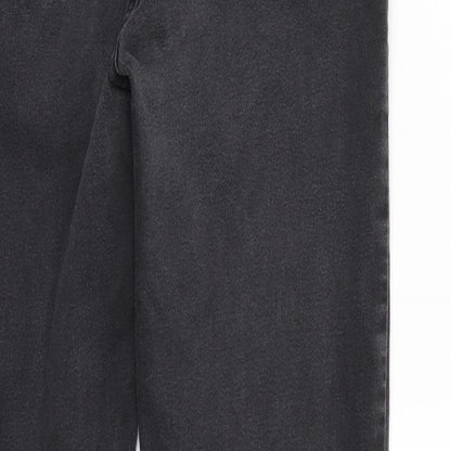 Denim & Co. Womens Black   Straight Jeans Size 14 L31 in