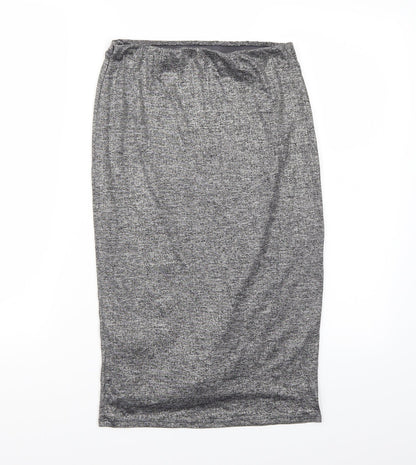 Riverisland Womens Grey   A-Line Skirt Size 8