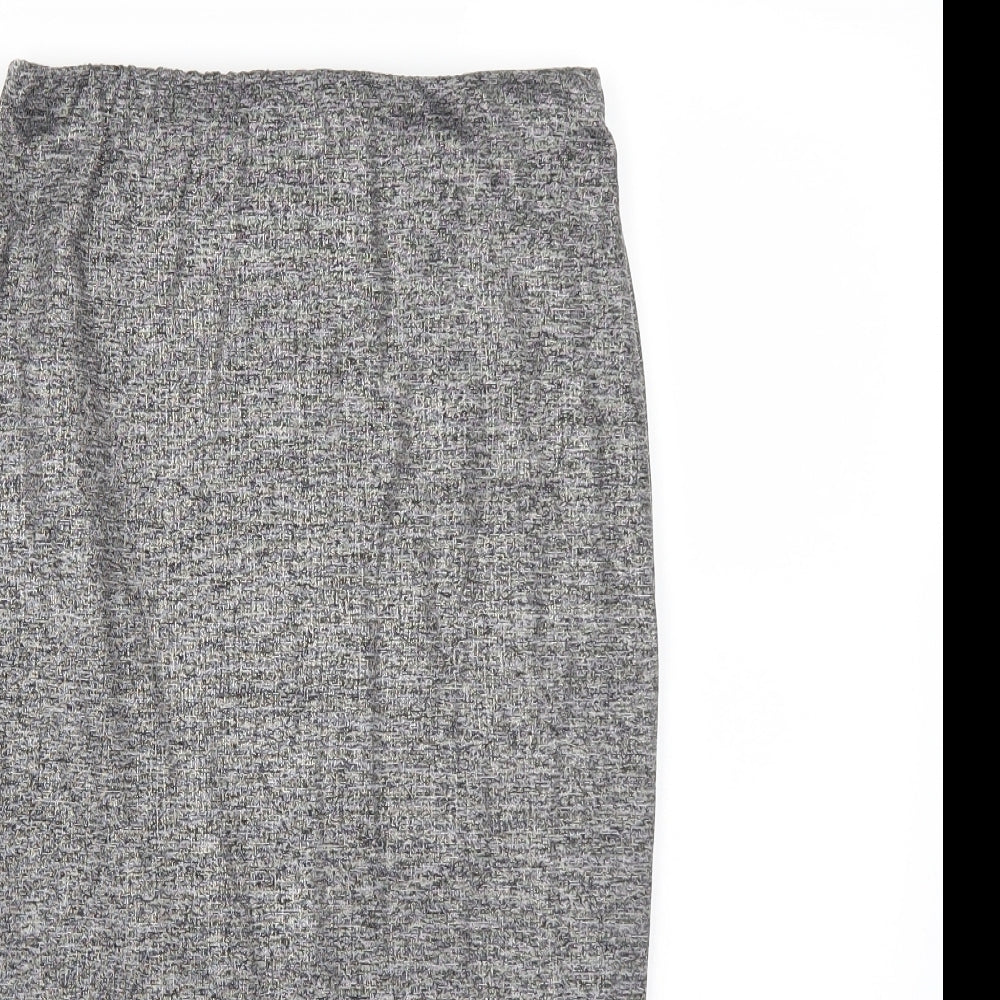 Riverisland Womens Grey   A-Line Skirt Size 8