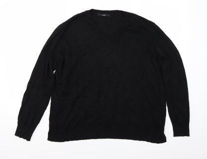 George Mens Black   Pullover Jumper Size XL