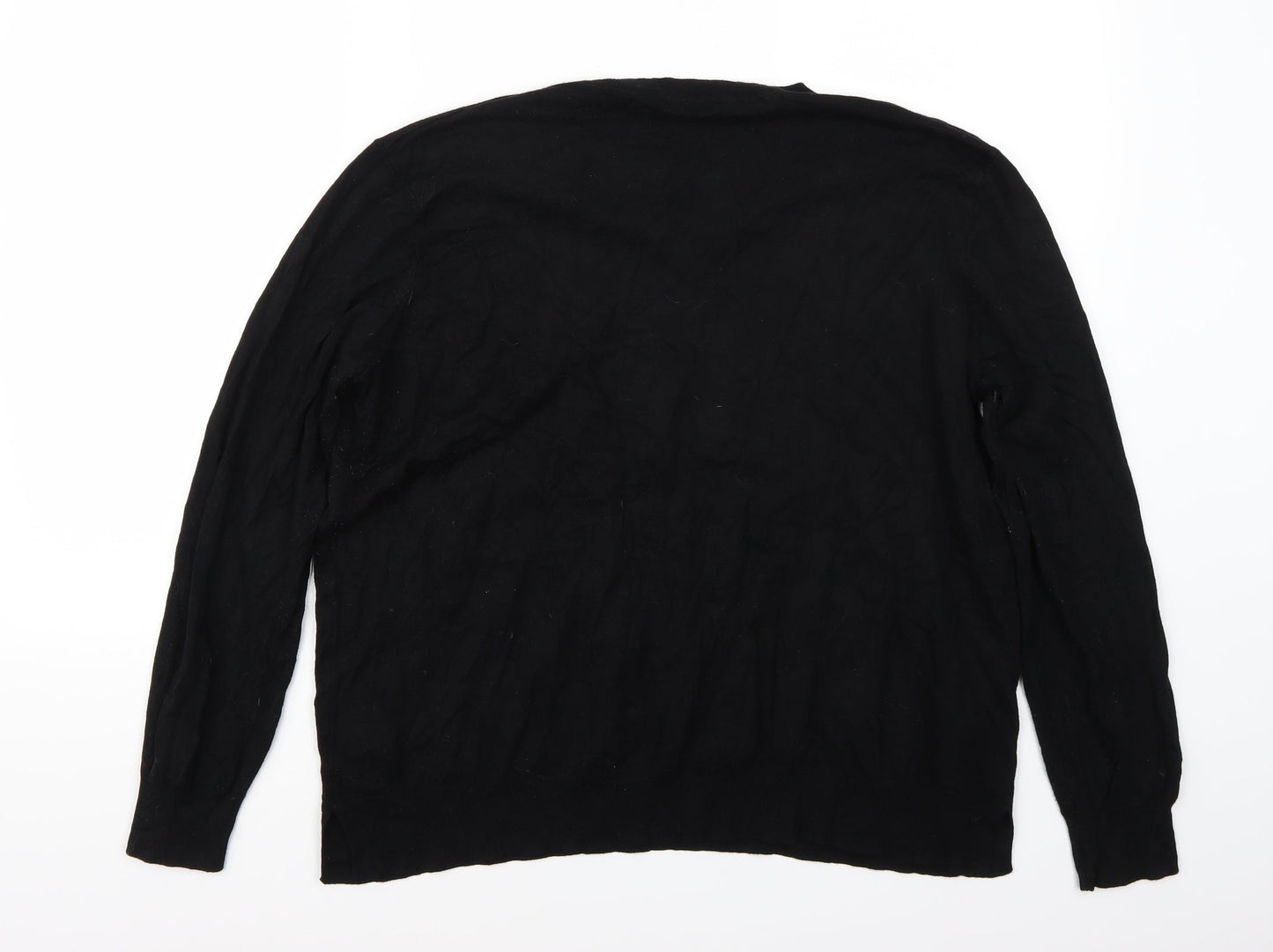 George Mens Black   Pullover Jumper Size XL