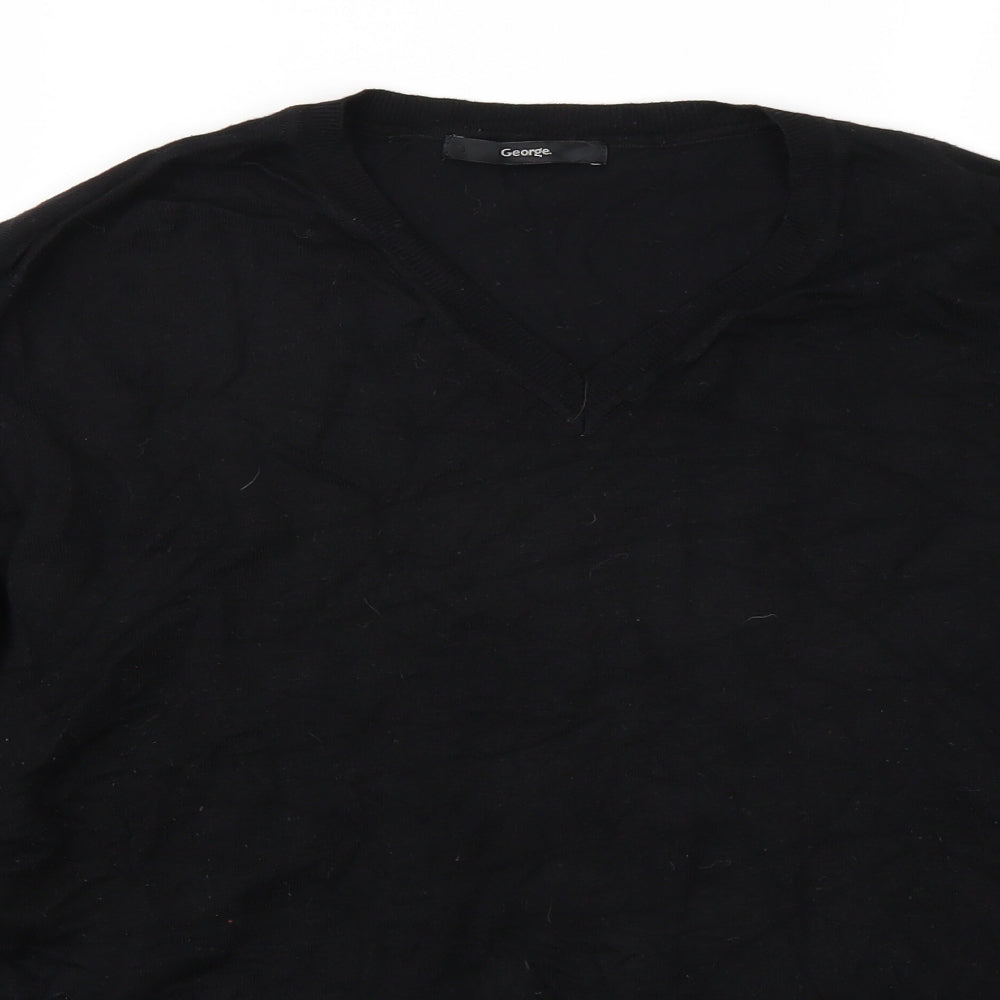 George Mens Black   Pullover Jumper Size XL