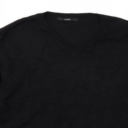 George Mens Black   Pullover Jumper Size XL