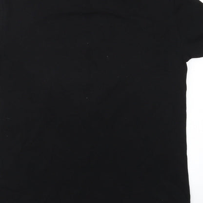 Papaya Womens Black   Basic T-Shirt Size 8