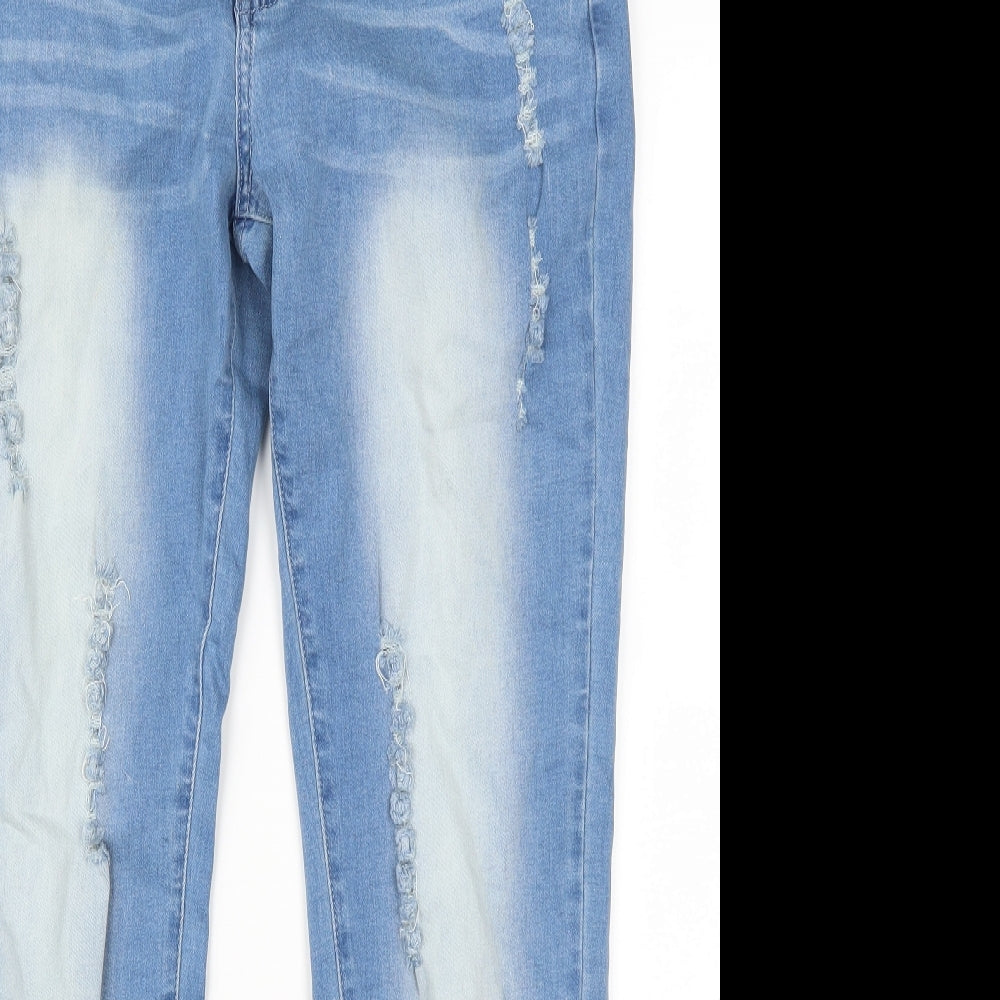Tendency Womens Blue  Denim Mom Jeans Size L L31 in