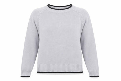 Front view of H&M women’s purple jumper, size S