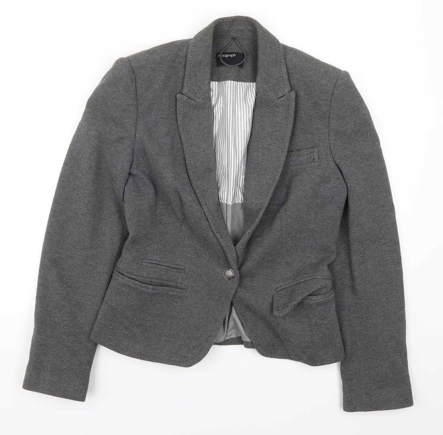 Autograph Womens Grey   Jacket Suit Jacket Size 8