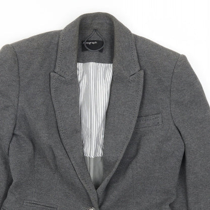 Autograph Womens Grey   Jacket Suit Jacket Size 8