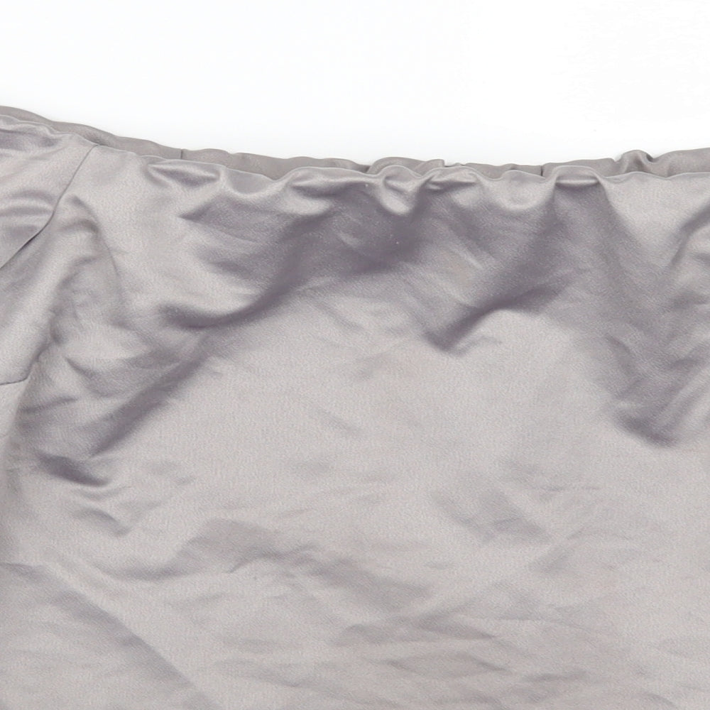 Miss Selfridge Womens Grey   Basic Blouse Size 12