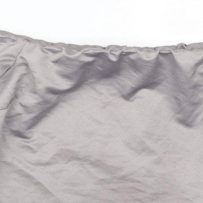 Miss Selfridge Womens Grey   Basic Blouse Size 12