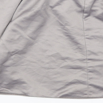 Miss Selfridge Womens Grey   Basic Blouse Size 12