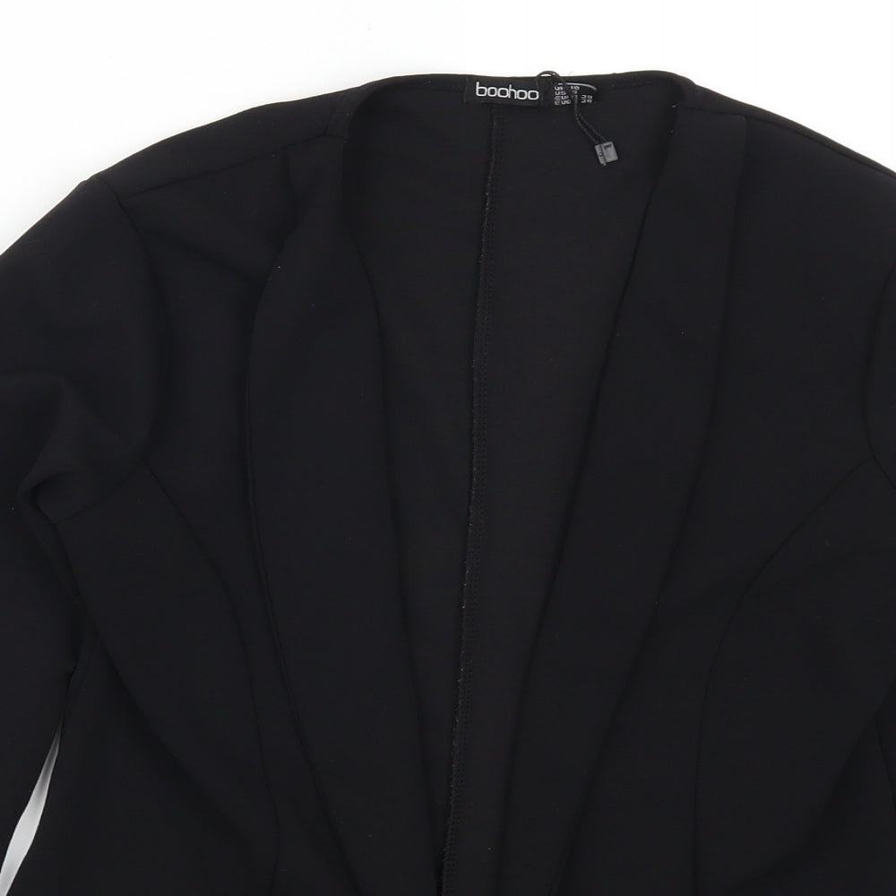 Womens UK Size 10 Boohoo Black Jacket
