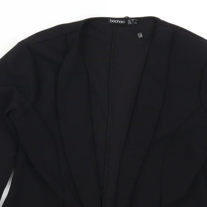 Womens UK Size 10 Boohoo Black Jacket