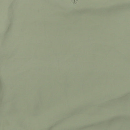 Womens UK Size 10 New Look Green Basic T-Shirt