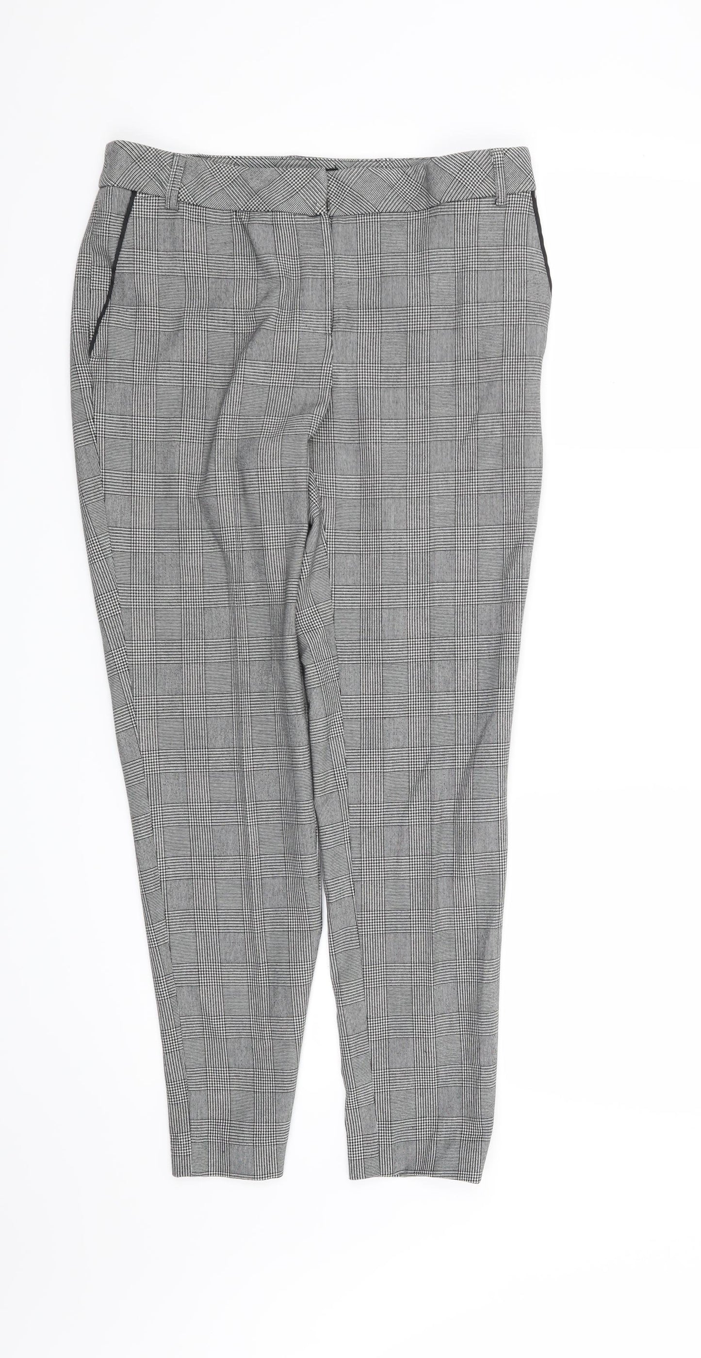 Womens UK Size 6 NEXT Regular Fit  Black Trousers