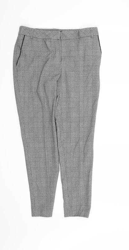 Womens UK Size 6 NEXT Regular Fit  Black Trousers