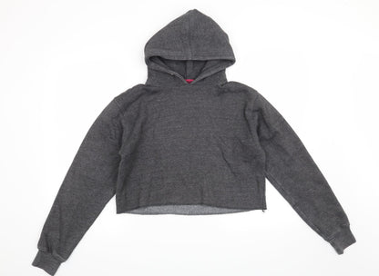 Boohoo Womens Grey   Pullover Hoodie Size S