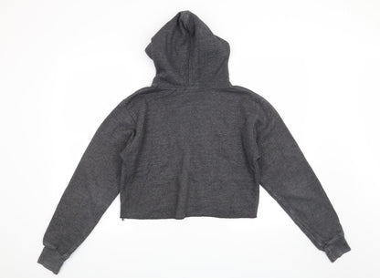 Boohoo Womens Grey   Pullover Hoodie Size S