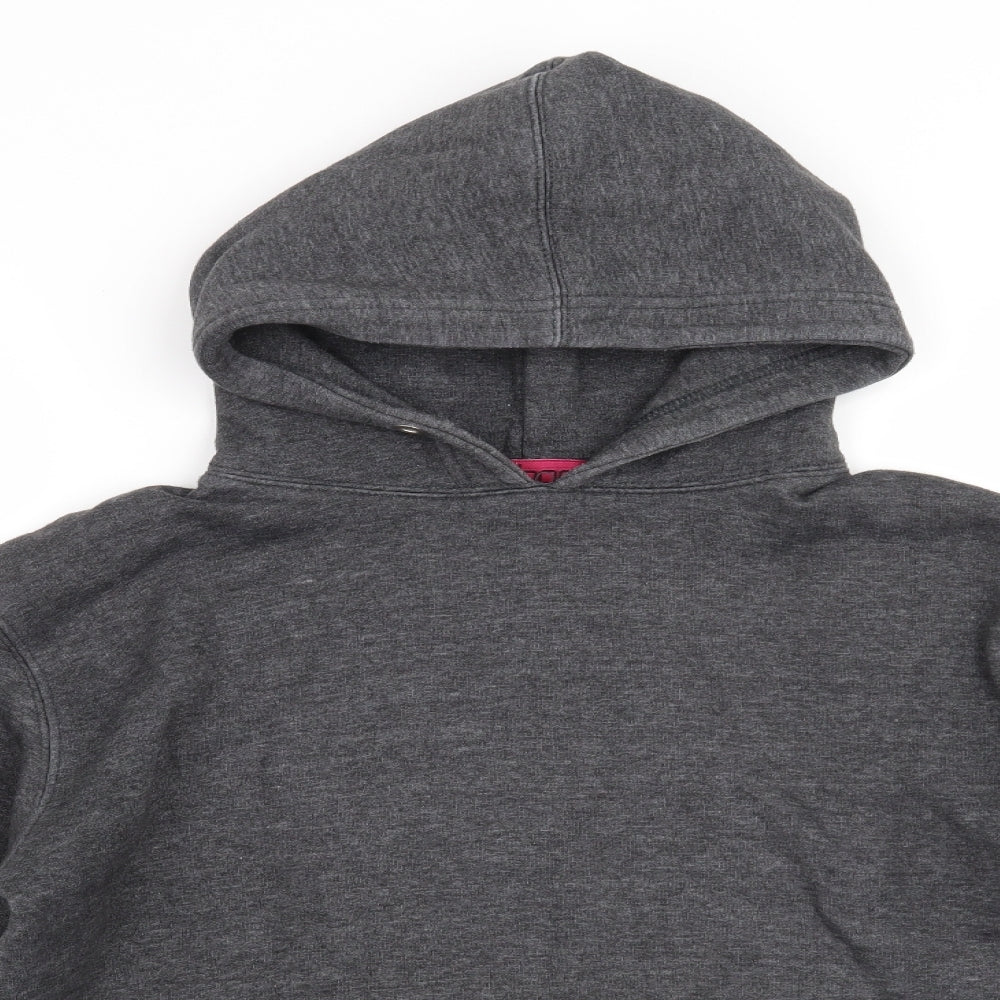 Boohoo Womens Grey   Pullover Hoodie Size S