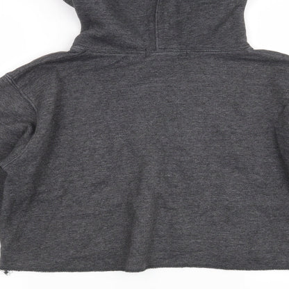 Boohoo Womens Grey   Pullover Hoodie Size S
