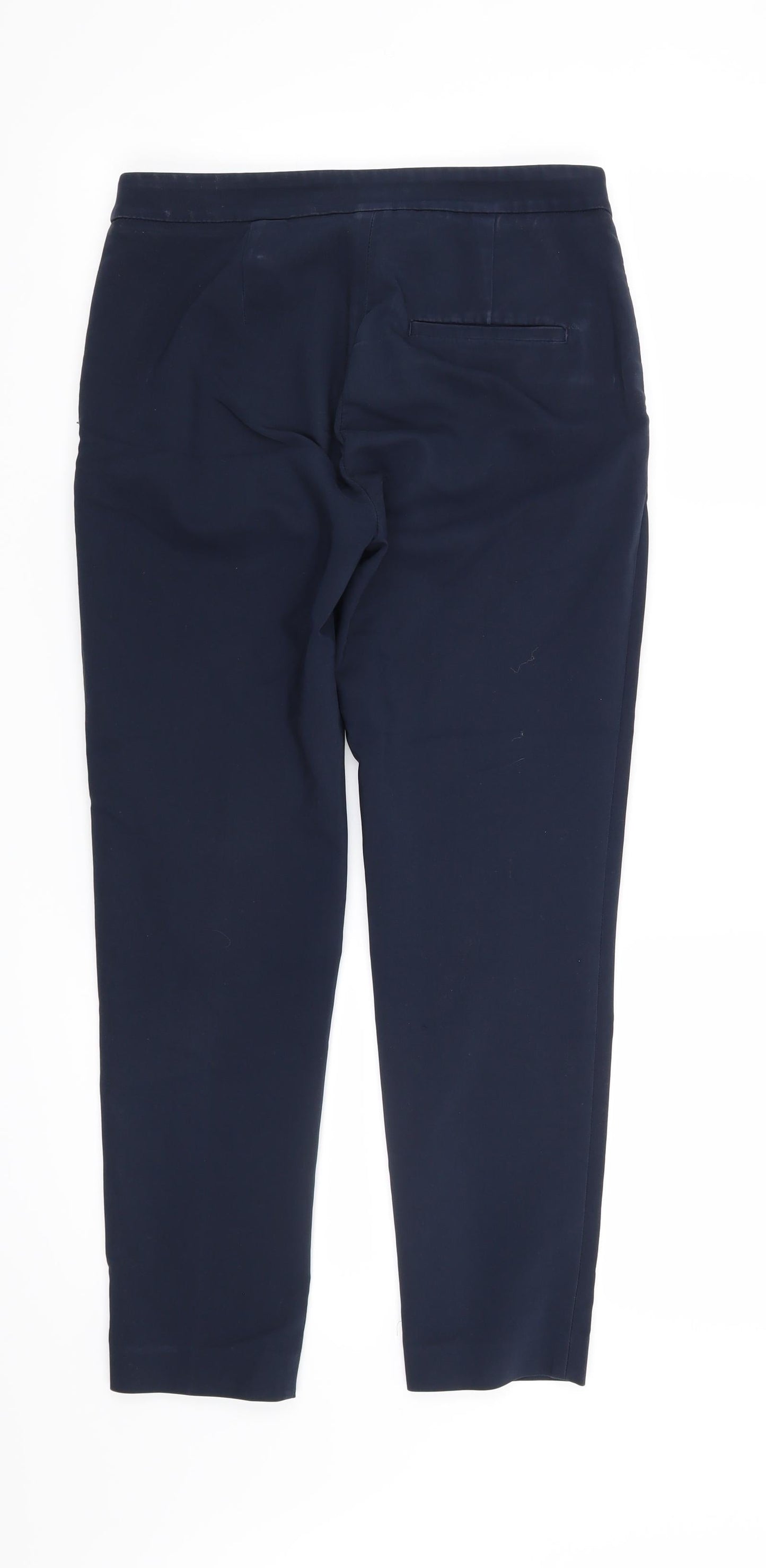 Womens UK Size 4 H&M Regular Fit  Blue Trousers