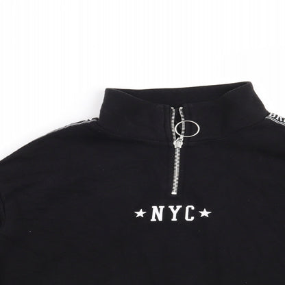 H&M Womens Black   Pullover Sweatshirt Size XS  - NYC
