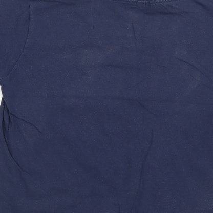 Gildan Boys Blue   Basic T-Shirt Size M  - England Football