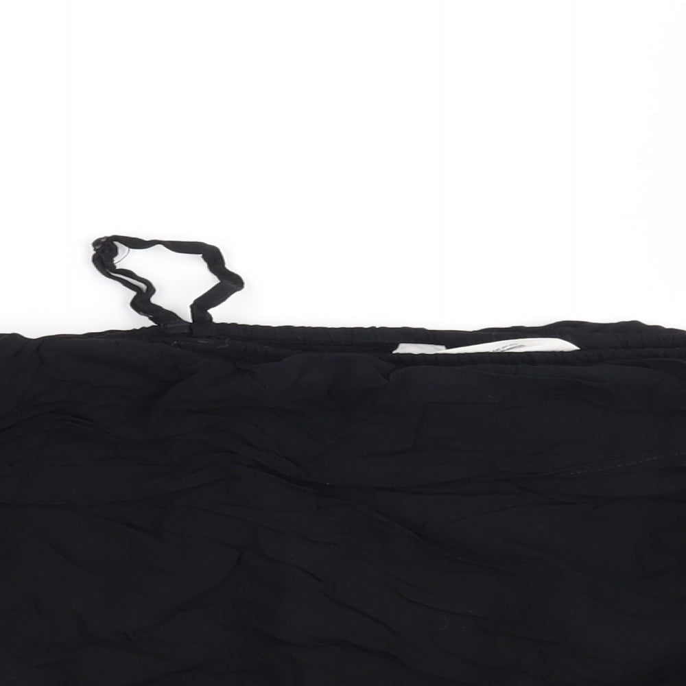 H&M Girls Black   Basic Blouse Size 11 Years