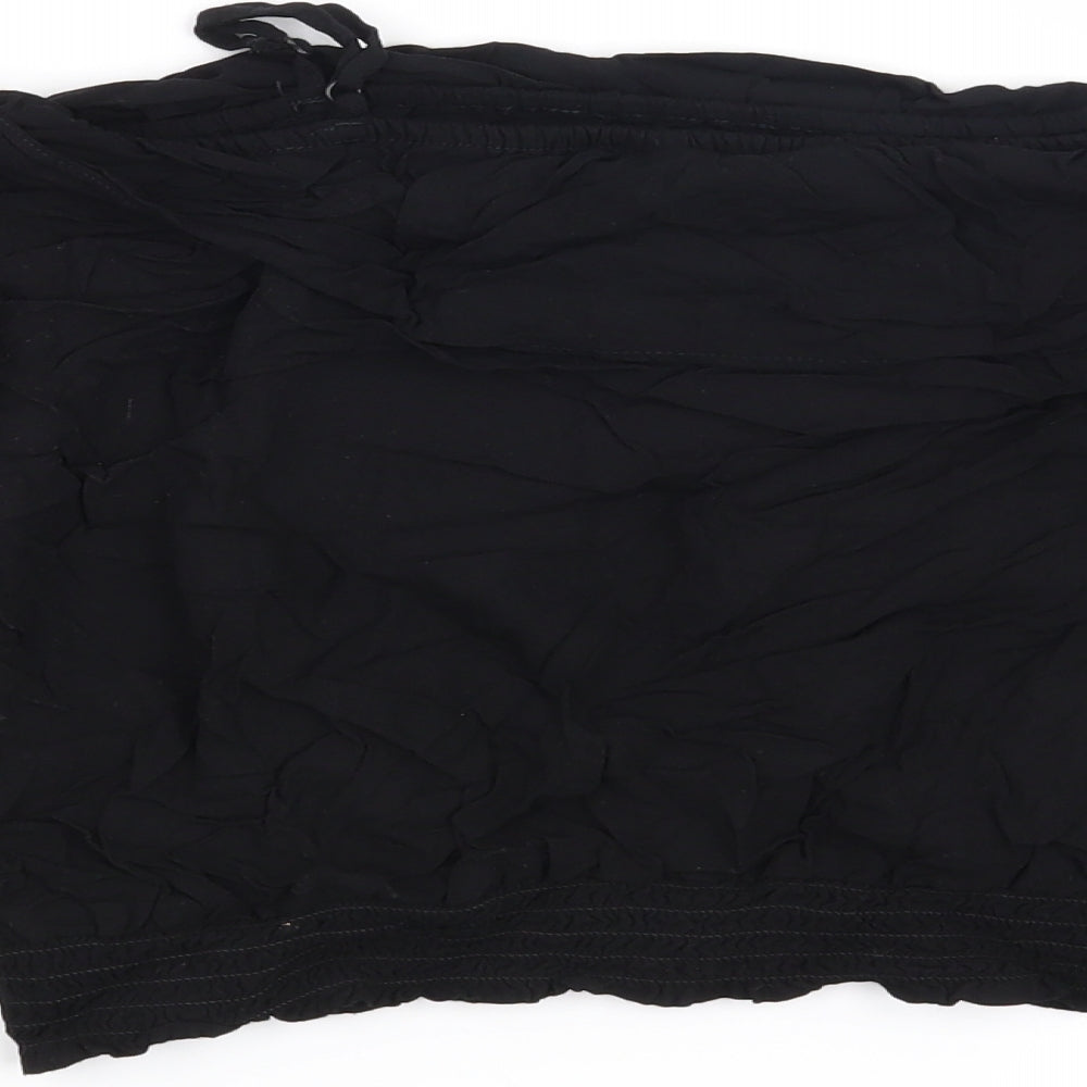 H&M Girls Black   Basic Blouse Size 11 Years