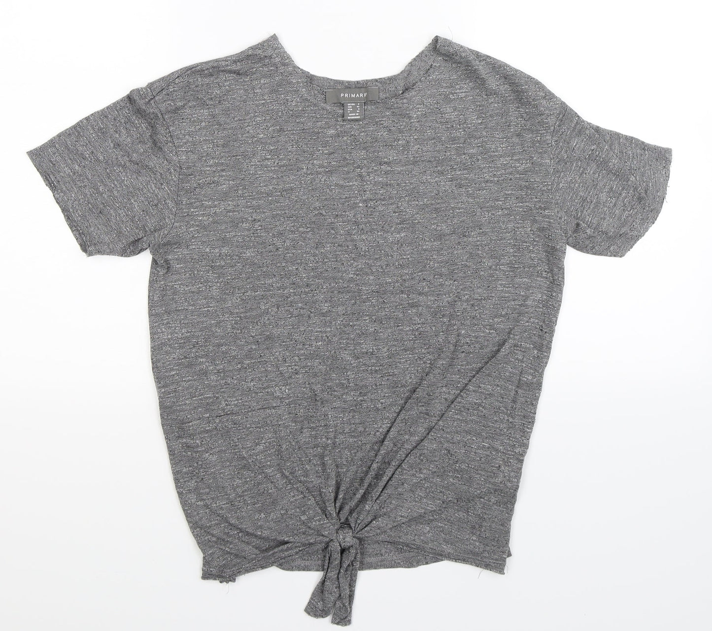 Primark Womens Grey   Basic T-Shirt Size 4