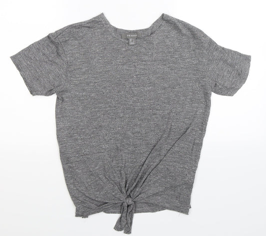 Primark Womens Grey   Basic T-Shirt Size 4