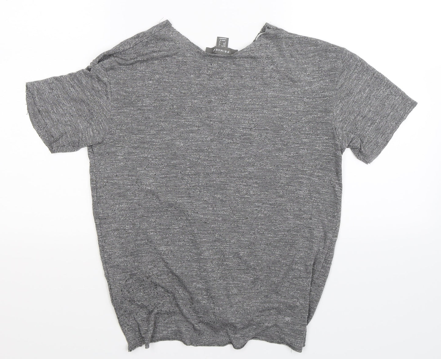 Primark Womens Grey   Basic T-Shirt Size 4