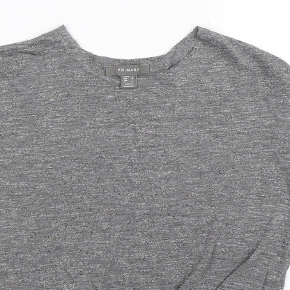 Primark Womens Grey   Basic T-Shirt Size 4
