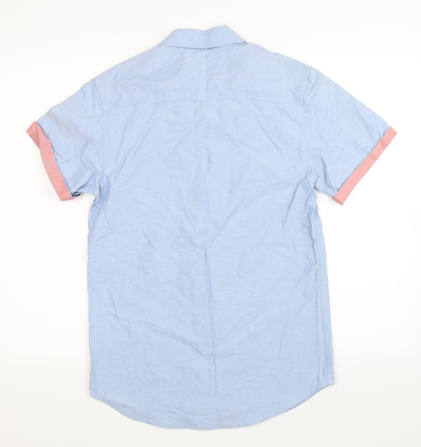 Topman Mens Blue    Button-Up Size S