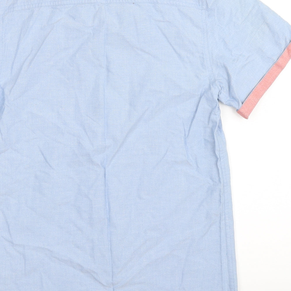 Topman Mens Blue    Button-Up Size S