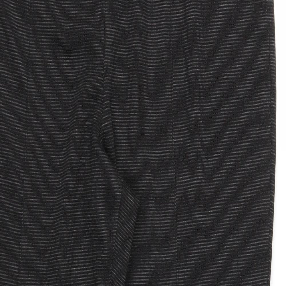 Classic Womens Grey  Jersey Trousers  Size 34 in L27 in