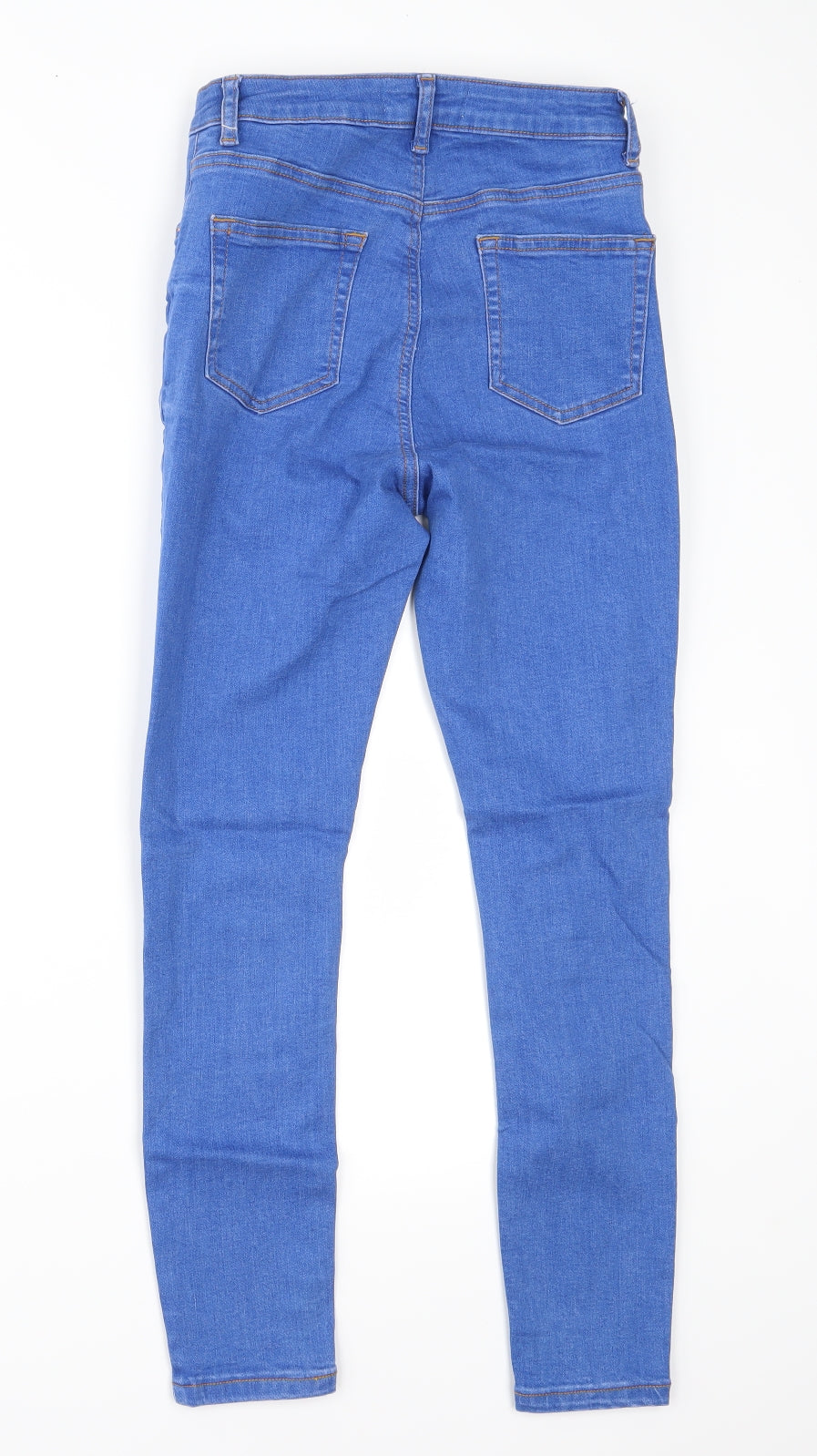 Denim & Co. Womens Blue  Denim Skinny Jeans Size 10 L26 in