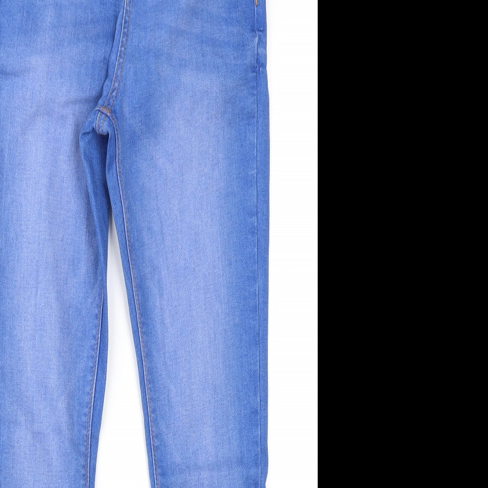 Denim & Co. Womens Blue  Denim Skinny Jeans Size 10 L26 in