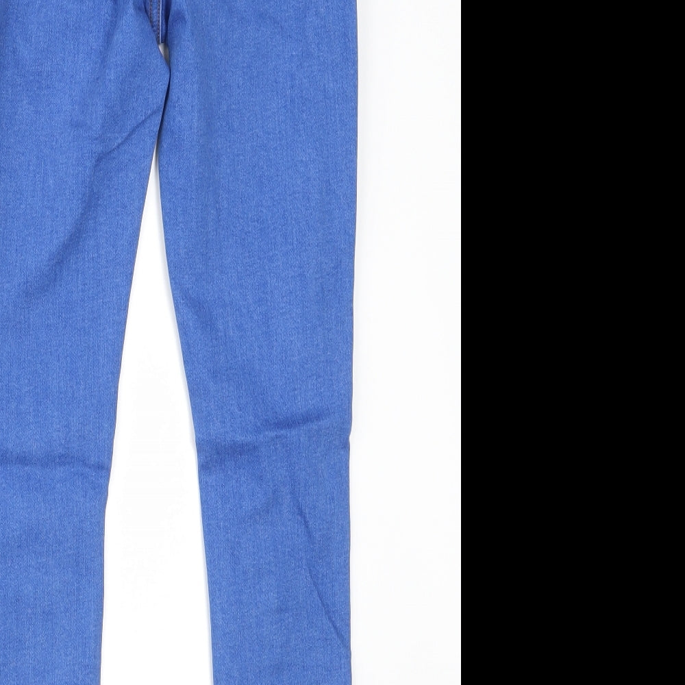 Denim & Co. Womens Blue  Denim Skinny Jeans Size 10 L26 in