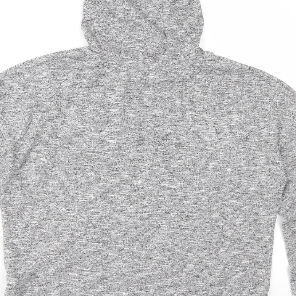 E-vie Girls Grey  Jersey Pullover Hoodie Size 11-12 Years