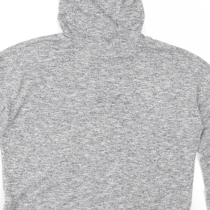 E-vie Girls Grey  Jersey Pullover Hoodie Size 11-12 Years