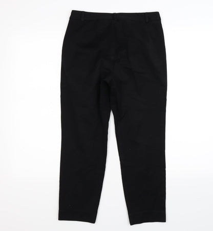 Womens UK Size 8 Marks and Spencer Regular Fit Snow Pants Black Trousers