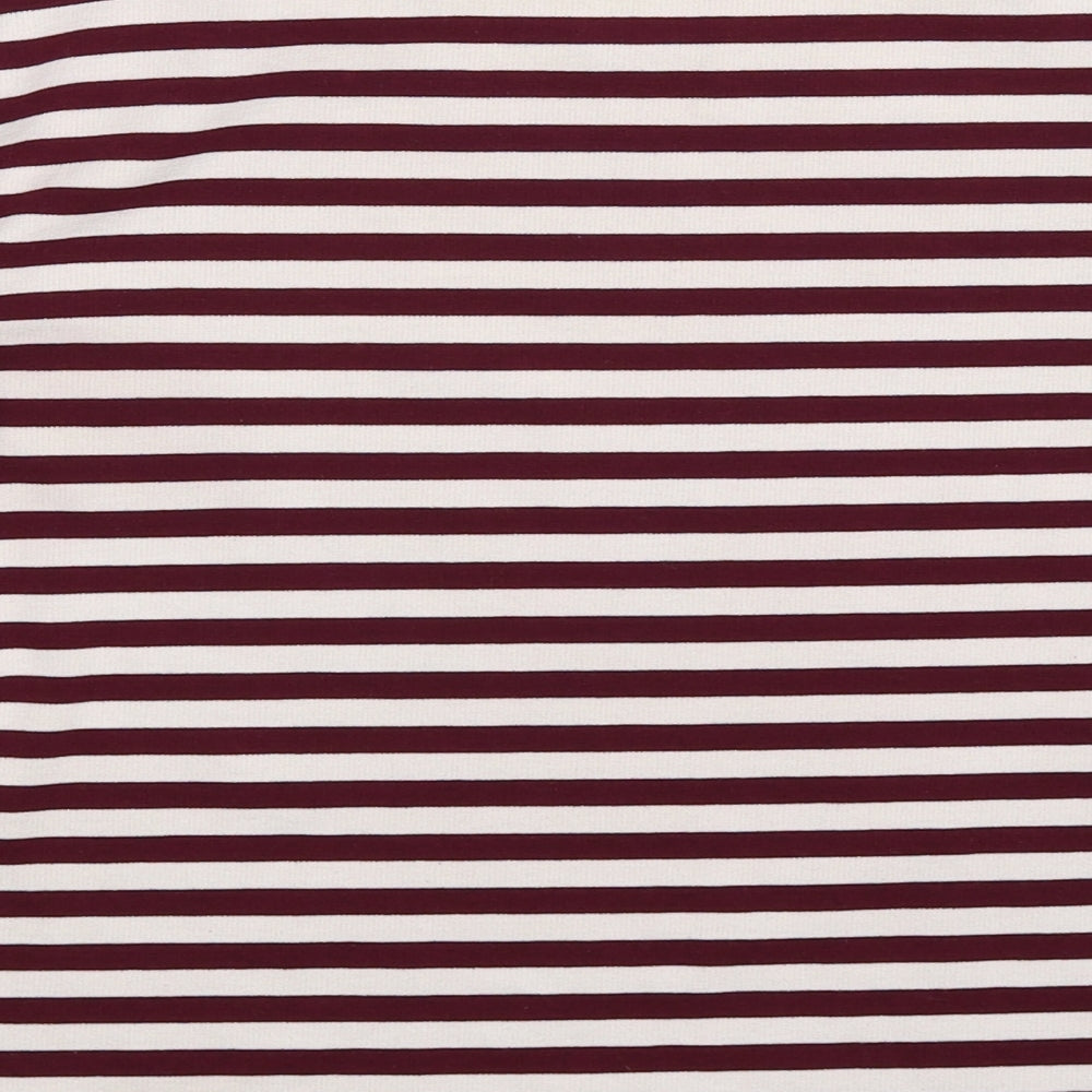 Gap Womens Red Striped  Pullover Jumper Size XS  - frill sleeve
