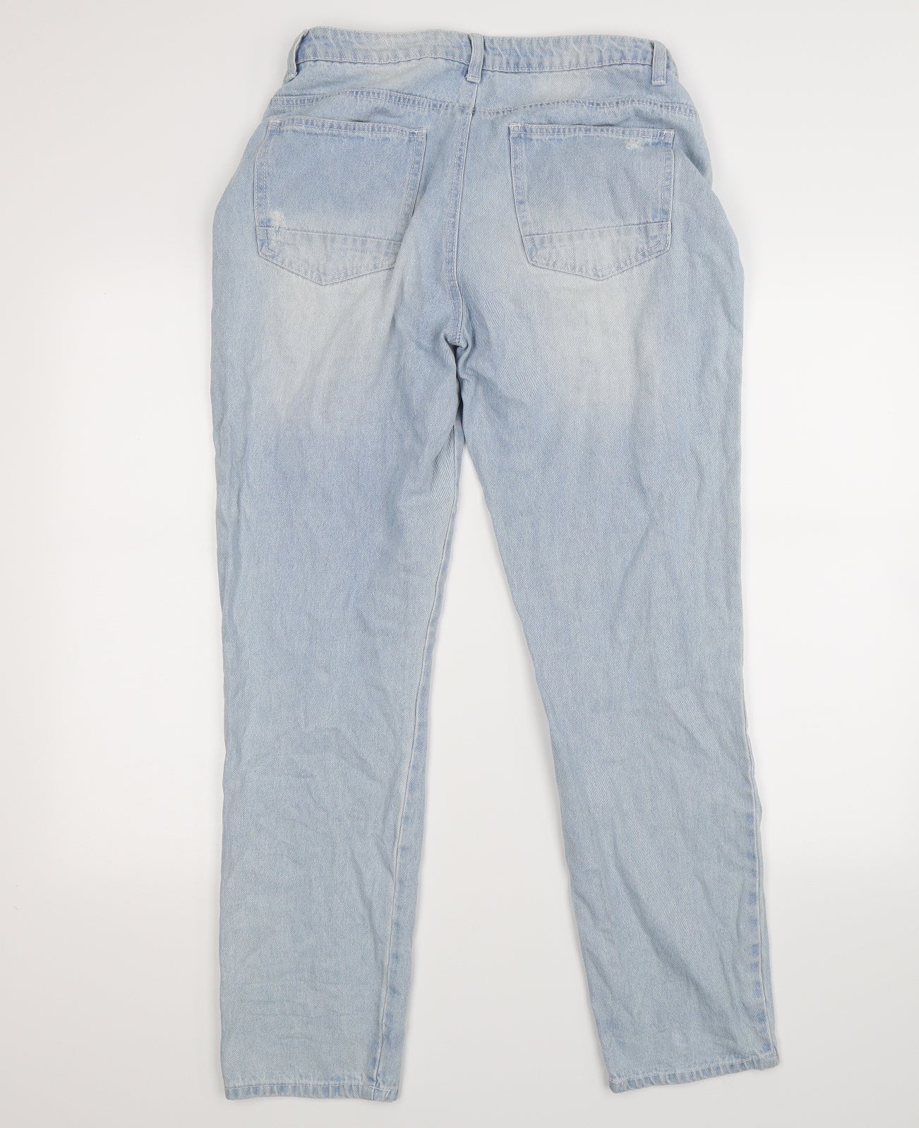 forever denim Womens Blue  Denim Straight Jeans Size 14 L27.5 in