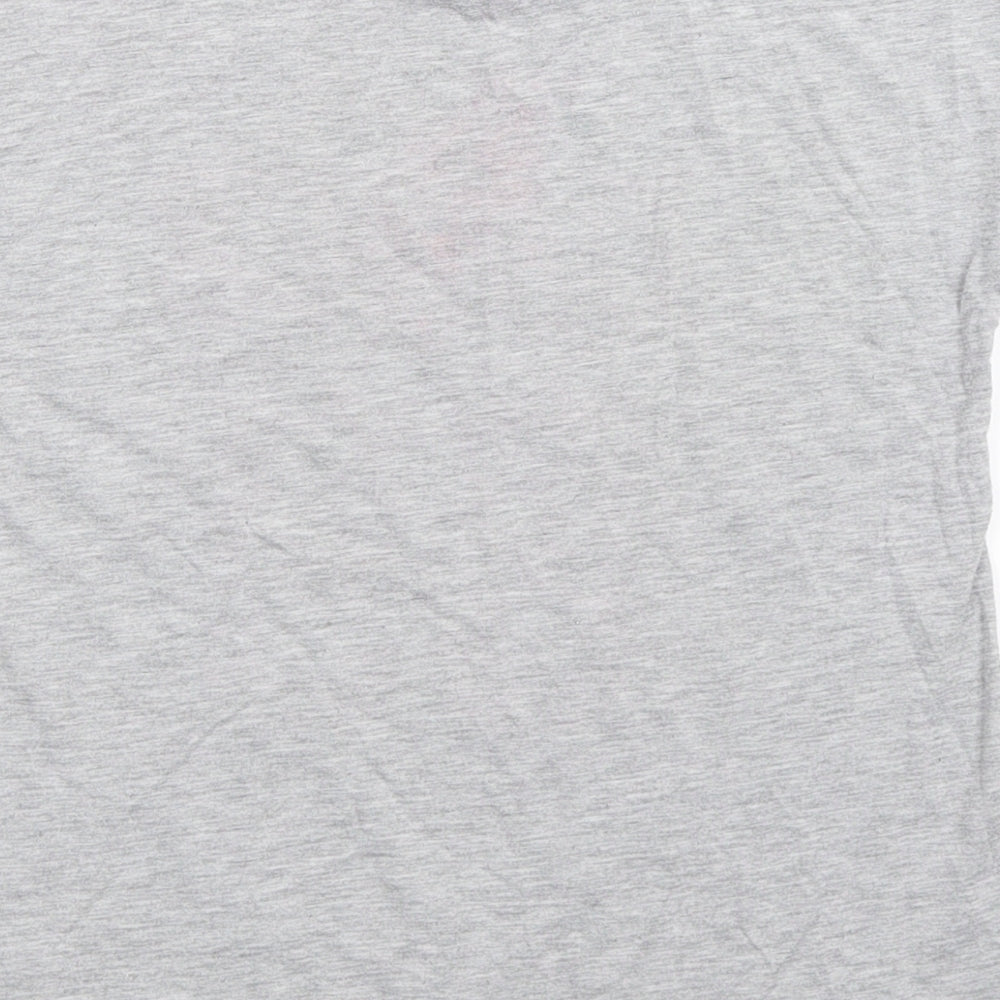 George Girls Grey   Basic T-Shirt Size 7-8 Years  - hance