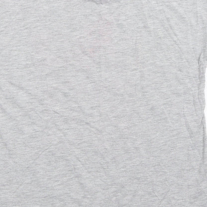 George Girls Grey   Basic T-Shirt Size 7-8 Years  - hance