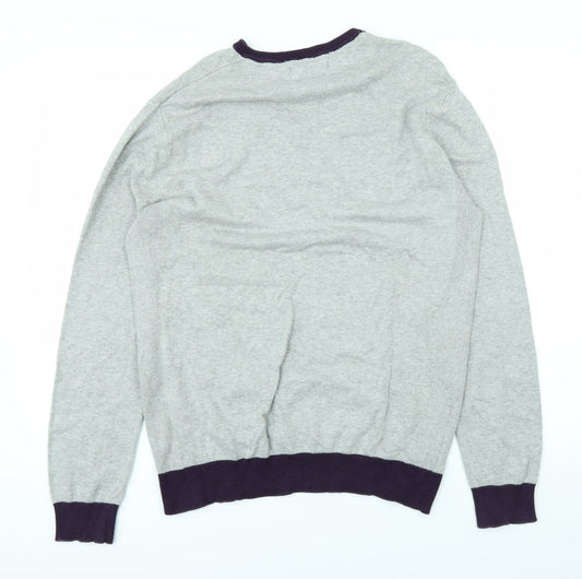 Twisted Soul Mens Grey   Pullover Jumper Size M